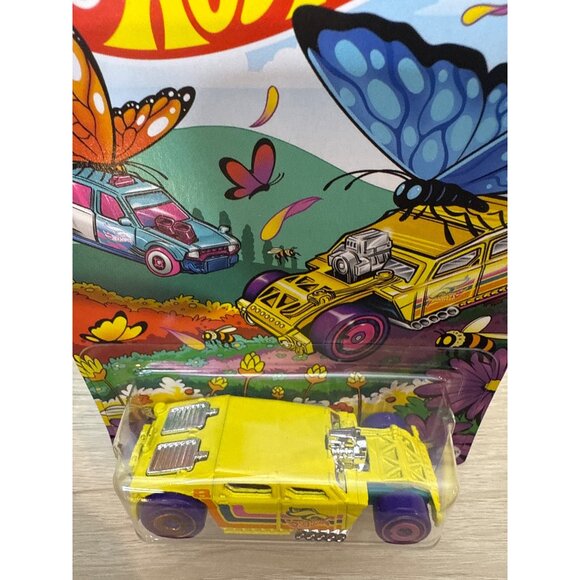 Hot Wheels Lethal Diesel Easter Spring Series 2025 Yellow Collectible Car - Picture 4 of 6